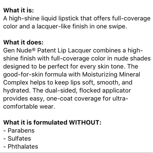 Bareminerals Gen Nude Lip Lacquer Pout - Picture 8 of 8